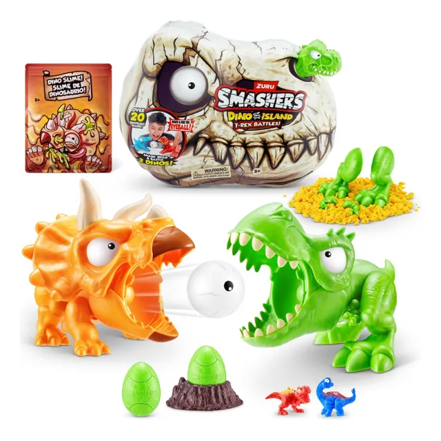 Craneo Dinosaurio Batalla T-rex Sorpresa Smasher Dino Island
