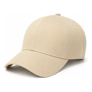 Boné Aba Curva Liso Básico Ajuste Unissex Masculino Baseball Bege Un Liso