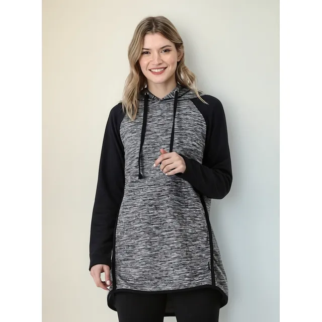 Buzo Hoodie Mariela Rústico Invisib Esp. Comb. - Aerofit Sw 