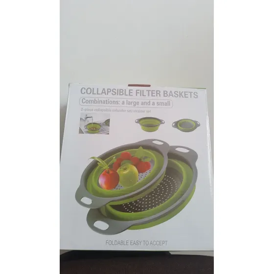 2 Coladores De Silicona Nuevos Para Cocina