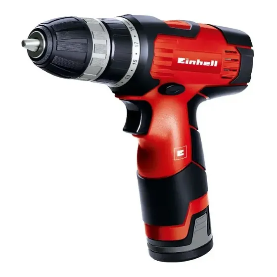 Taladro Inalambrico 3/8'' 12v Einhell Th-cd 12 Li Color Rojo/Negro