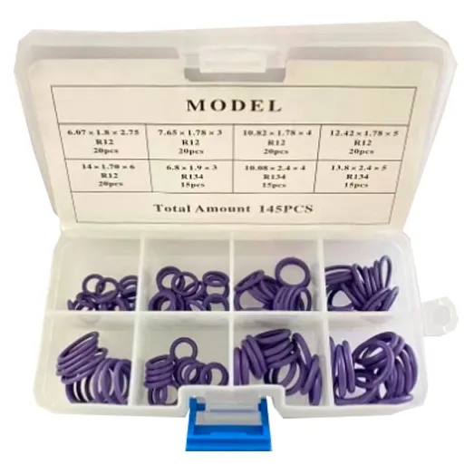 Kit Anel Oring (roxo) Ar Condicionado Automotivo 120pçs