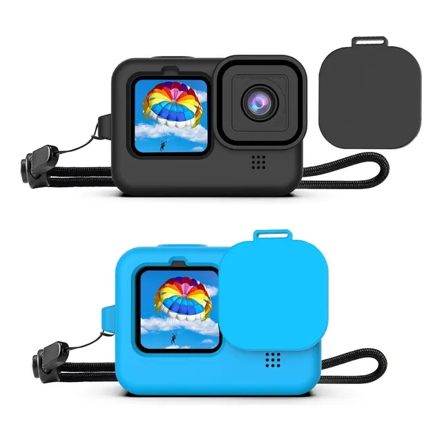 Protector Camara Y Lente Silicona Compatible Gopro 9 10 11