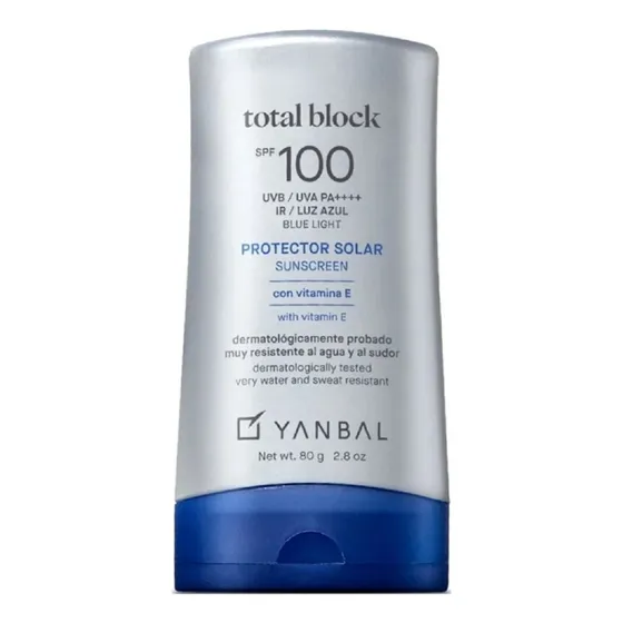 Bloqueador Solar Total Block Spf 100 Yan - g a $638