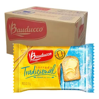 Torrada Bauducco Tradicional Sache 15g Caixa Com 126un Torrada Bauducco Tradicional Sache 15g Caixa Com 126un