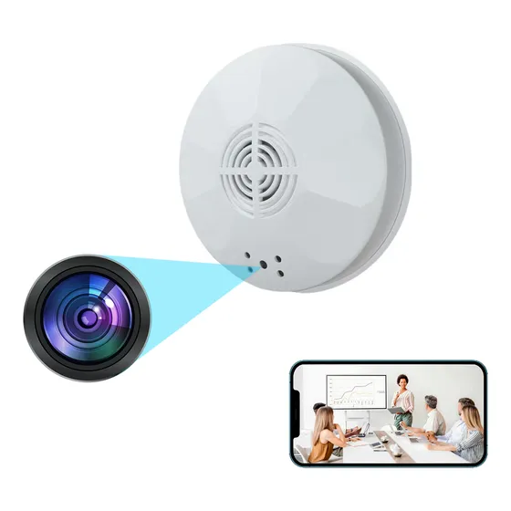 Detector De Humo, Cámara Oculta, 1080p, Wifi, Remoción, Grab