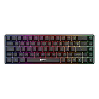 Teclado Gamer Evolut Fay Eg211 60% Backlight Luz Rainbow Rgb Cor Preto Idioma PortuguĂȘs Brasil Teclado Gamer Evolut Fay Eg211 60% Backlight Luz Rainbow Rgb Cor Preto Idioma PortuguĂȘs Brasil