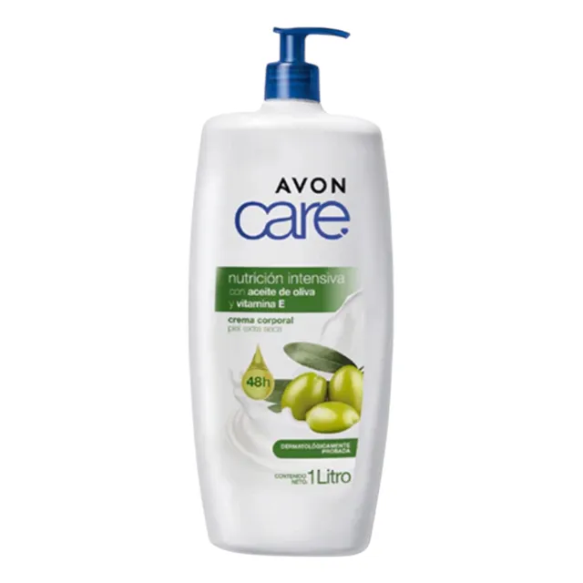 Crema Avon Care Aceite Oliva Y Vitamina E 1 Litro