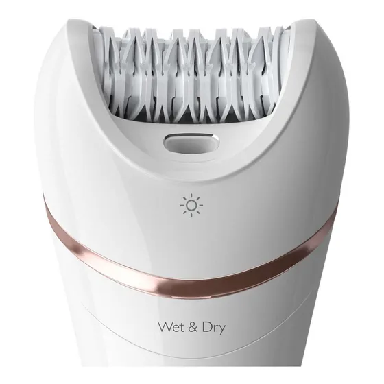 Depiladora Philips Serie 8000 Bre720/00 Color Blanco