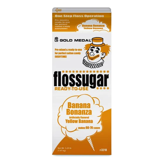 Flossugar Azúcar Preparada Para Algodon De Azucar 1tetrapack