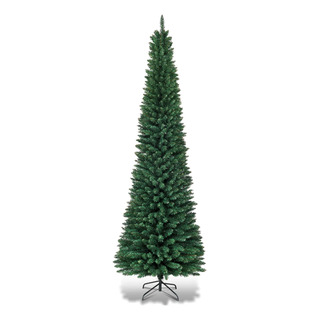 Árbol De Navidad Artificial 7' Costway Forma De Lápiz Árbol De Navidad Artificial 7' Costway Forma De Lápiz