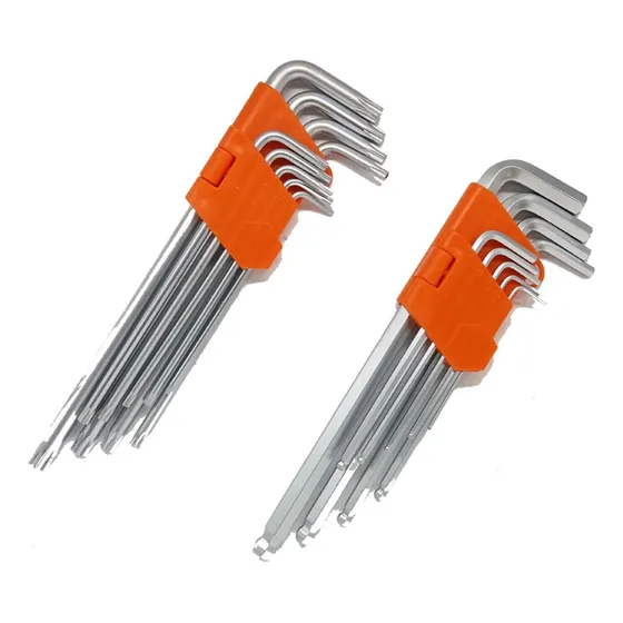 Kit Jogo Chaves Allen + Torx 18pç Longa Cromo Vanádio Tork