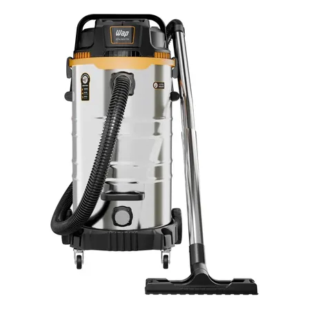 Aspirador de Pó e Água WAO GTW Inox 70i 2800W com Dois Motores e Autolimpeza 70 Litros