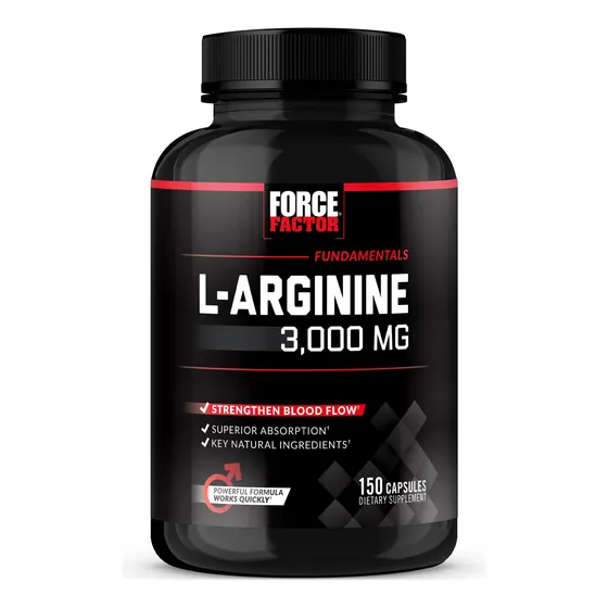 Suplemento Force Factor L-arginina De Óxido Nítrico 150 Cáps
