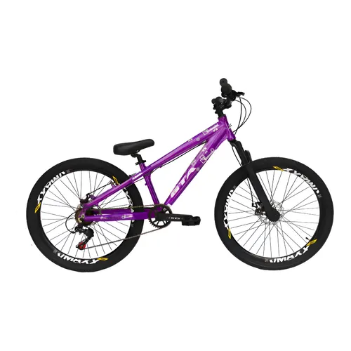 Bicicleta Grau Ksw Brabo Aro 26 Freeride 21v Shimano Cor Rosa