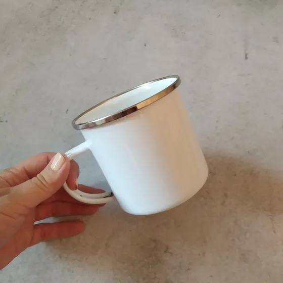 Taza De Peltre Para Sublimar Taza Blanca Para Sublimación