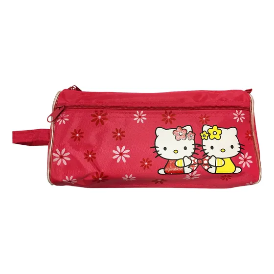 Cartuchera  Porta Lapices Hello Kitty Estuche Tela Escolar