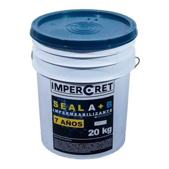 Impermeabilizante Impercret Seal A+b Azul, Albercas, Techos.