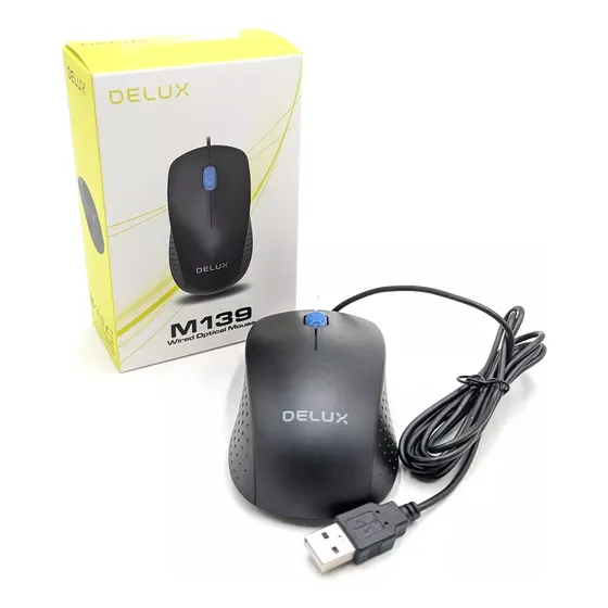 Delux M138 Mouse  Color Negro