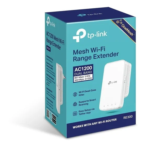 Extensor De Red Inalambrica Wi-fi Tp-link Re300 Ac1200 Dual
