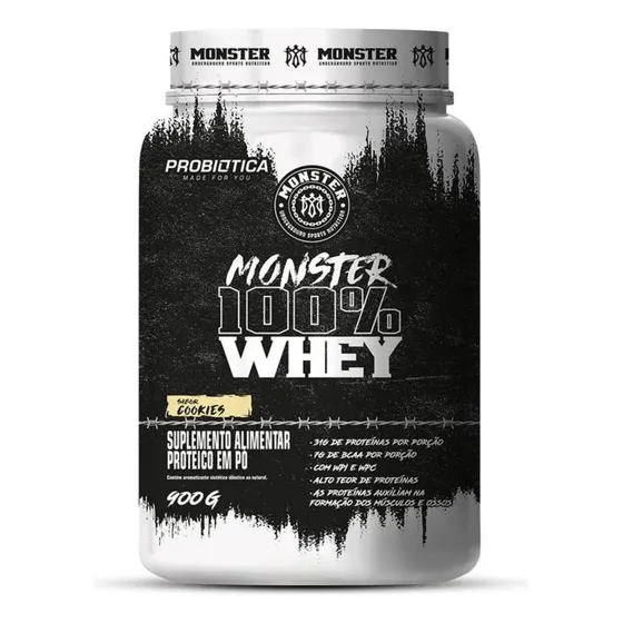 100% Whey Isolado E Concentrado - Probiótica Linha Monster