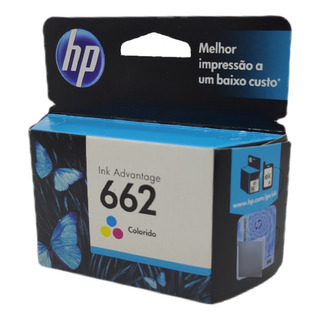 Cartucho De Tinta Hp 662 Cz104ab Cartucho De Tinta Hp 662 Cz104ab
