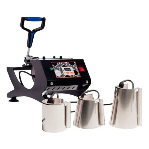 Maquina Sublimadora Estampadora 4 En 1 Color Sublime - Plancha Sublimar Estampar Taza Vaso Botellas Termos Sublimación Profesional Personalizada Alta Calidad 220V Teflonada Manual Cerámica Plástico