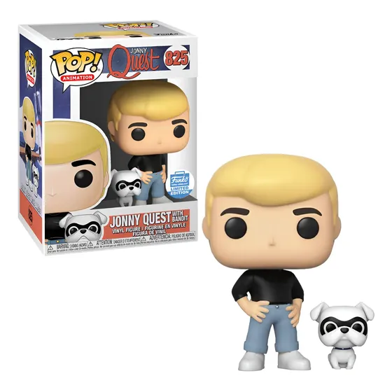 Jonny Quest Con Bandido Funko Pop 825 Exclusivo