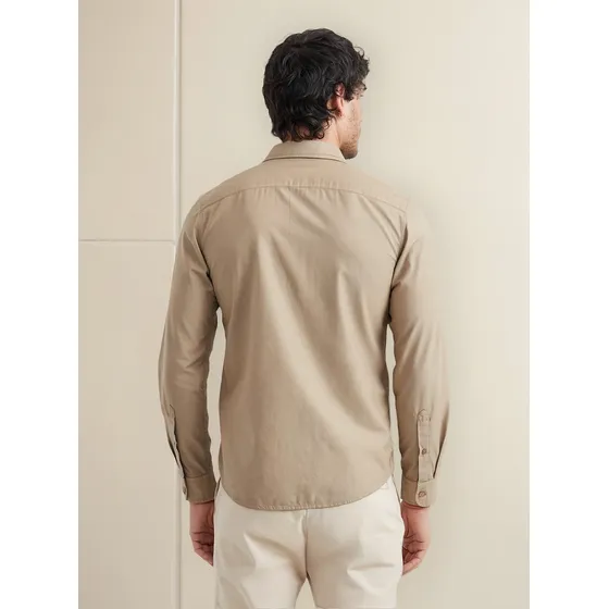 Camisa Hombre Slim  611g013 Crudo