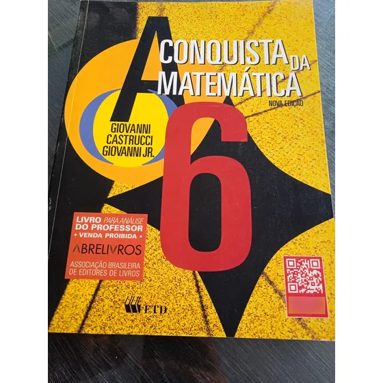 A Conquista Da Matemática 6 Ano (lp).