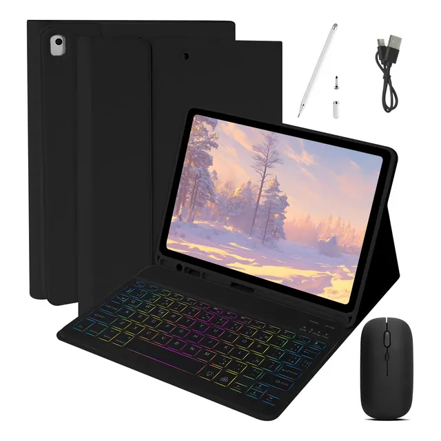 Funda Tablet Para iPad 9a/8a/7a Gen 10.2' Con Lápiz Mouse