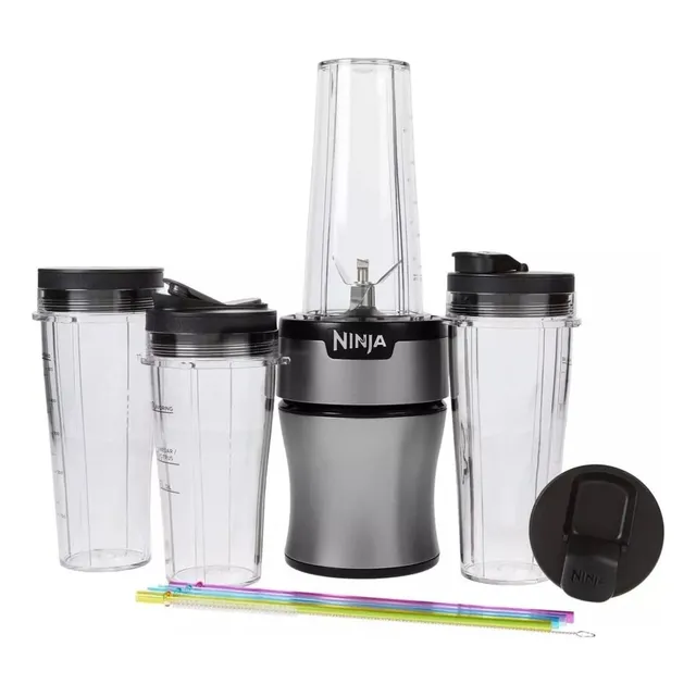 Ninja Licuadora Personal Nutri-blender Plus Bn302 Gris