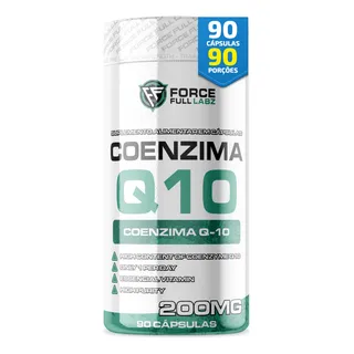 Coenzima Q10 200mg Ubiquinona Q-10 90 Cåpsulas 90 Porção Sabor Sem Sabor Force Full Labz Clinical Coenzima Q10 200mg Ubiquinona Q-10 90 Cåpsulas 90 Porção Sabor Sem Sabor Force Full Labz Clinical