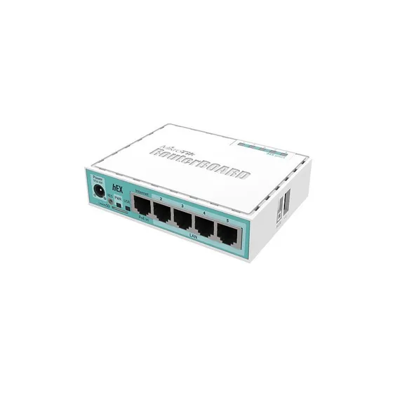 Roteador - Mikrotik Routerboard - Branco - Rb 750 Gr3 Hex