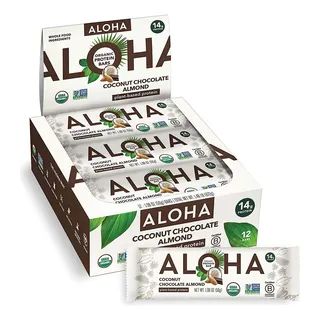 Aloha Barras De Proteinas Organicas A Base De Plantas, Choco Aloha Barras De Proteinas Organicas A Base De Plantas, Choco