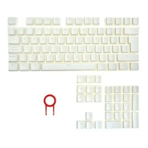 Keycaps Redragon Scarab A130 Sp Pudding Blanco Esp Cherry F