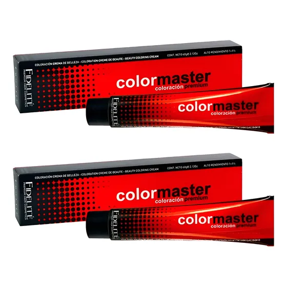 Tintura Cabello Colormaster Fidelite Profesional 60g X 2