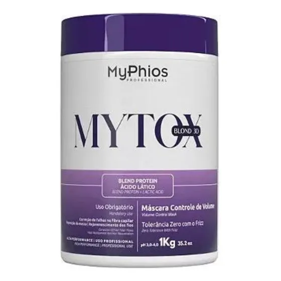 Redutor De Volume 1kg - Mytox Blond 3d- Myphios Profissional