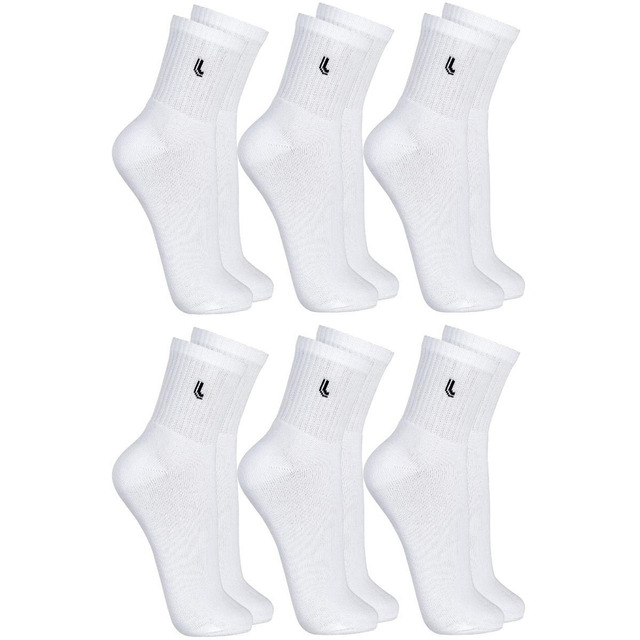 Kit 6 Pares Meias Masculinas Lupo Algodão Cano Médio Adulto Kit 6 Pares Meias Masculinas Lupo Algodão Cano Médio Adulto