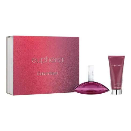 Set Calvin Klein Euphoria Women Edp 100 Ml + 100 Bl