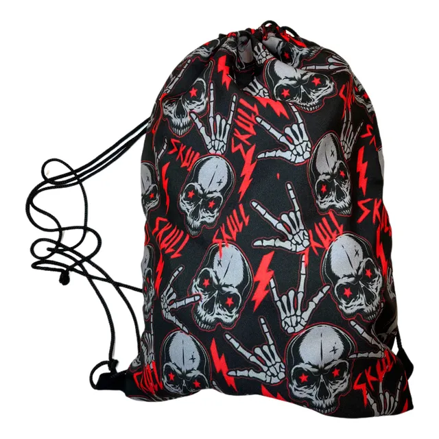 Mochila Bolsa Bag Rock Calavera
