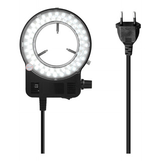 Microscopio Led De Brillo Ajustable Con Luz Redonda Microscopio Led De Brillo Ajustable Con Luz Redonda