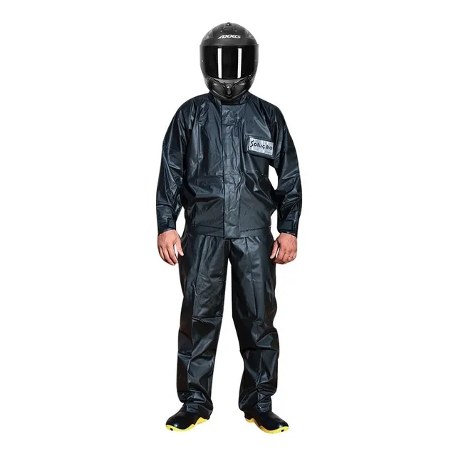 Conjunto Motoqueiro Moto P/ Chuva Impermeavel Jaqueta Calça
