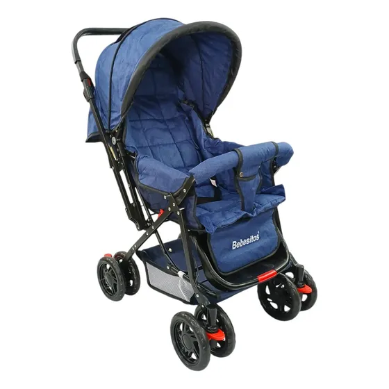 Coche Bebesitos Lnn-2102 Doble Vista Az/ng