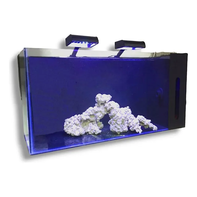 Kit Pecera Marino 80x40x45 Con Un Pez Payaso De Regalo