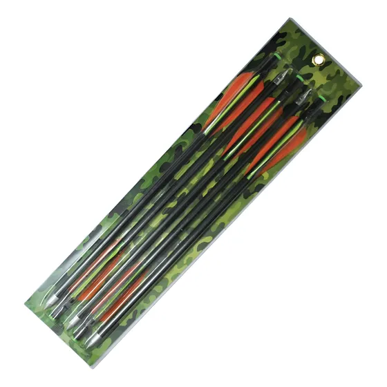 Flechas 34cm Pack X 5 Fibra De Vidrio Para Ballesta 34cm