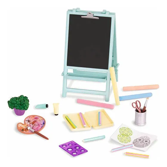 Set Accesorios Arte Para Muñeca - Glitter Girls