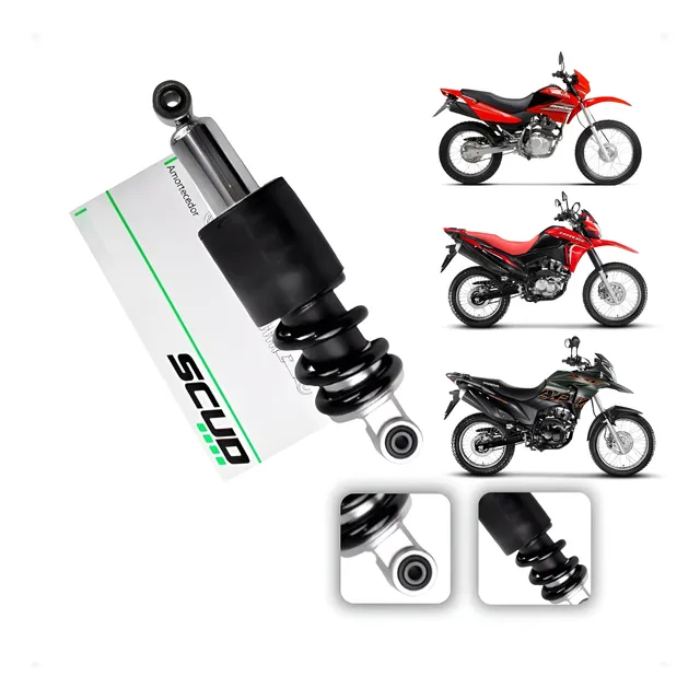 Amortecedor Honda Nxr Bros125 150 160 Xre190 Scud Original