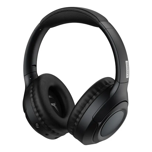 Auriculares Inalámbricos Lenovo Th54 Para Juegos Color Negro