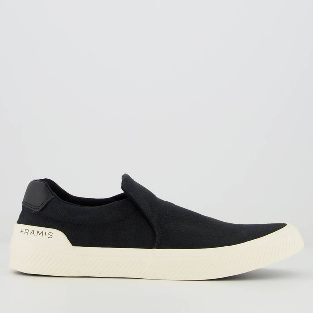 Tênis Aramis Daily Slip Canvas Preto Tênis Aramis Daily Slip Canvas Preto